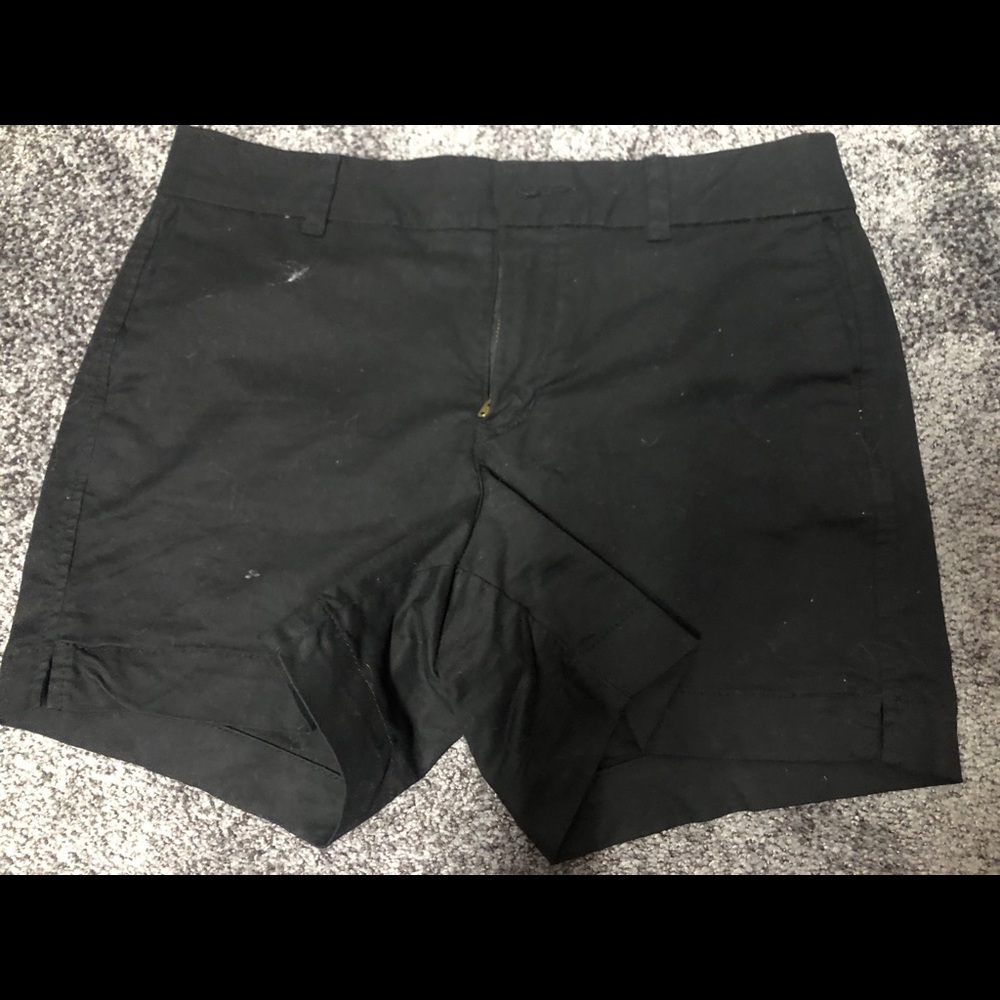 old navy black jean shorts